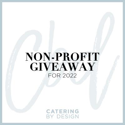 A graphic that says 'Non-profit Giveaway for 2022' in black font in all caps. In the background is the cbd logo in light blue. There's a light blue border.